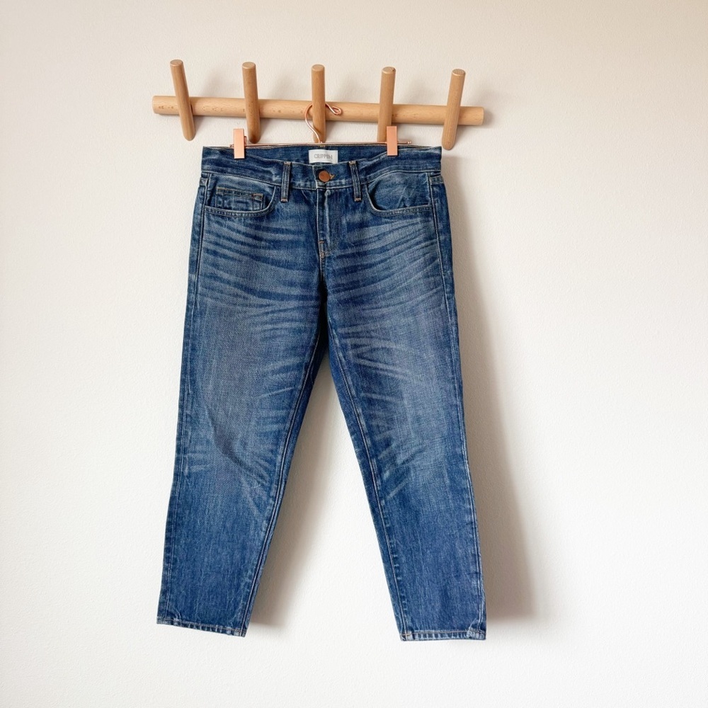 Crippen  Cropped Boyfriend Jeans